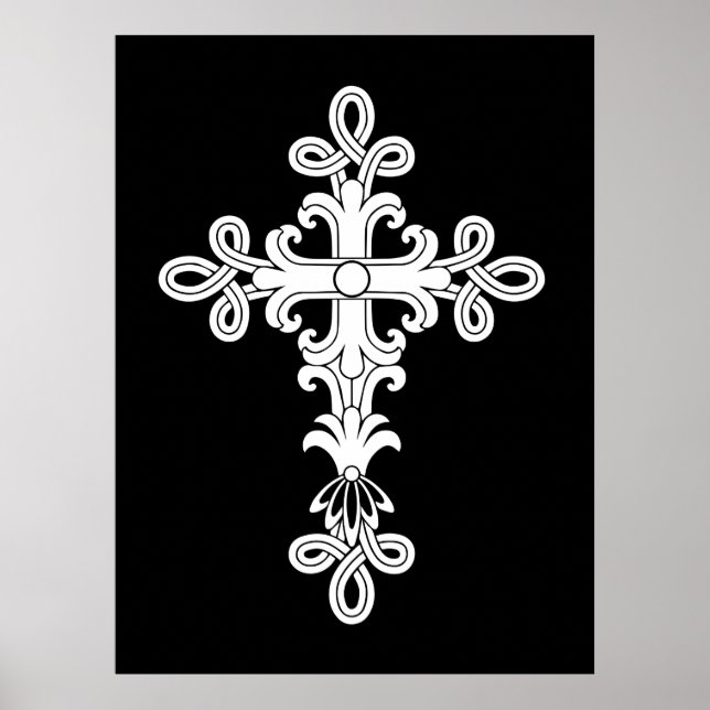 Affiche Croix chrétienne (Devant)