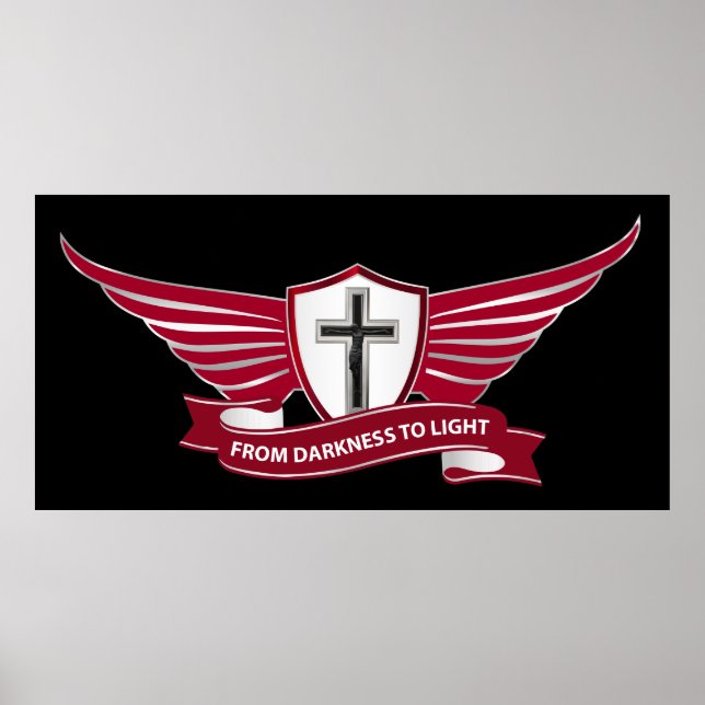 Affiche Croix chrétienne (Devant)