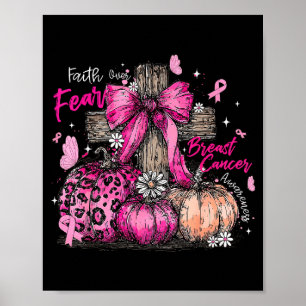Affiche Croix chrétienne à nœud papillon Coquette Foi sur