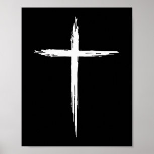 Affiche Croix chrétienne Chrétiens Hommes Femmes Jésus-Chr