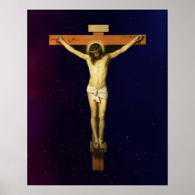 Affiche Croix Crucifix de Jésus Christ Passion (Devant)