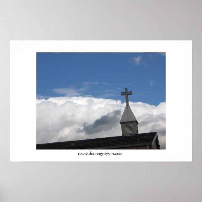 Affiche Croix et nuages (Devant)