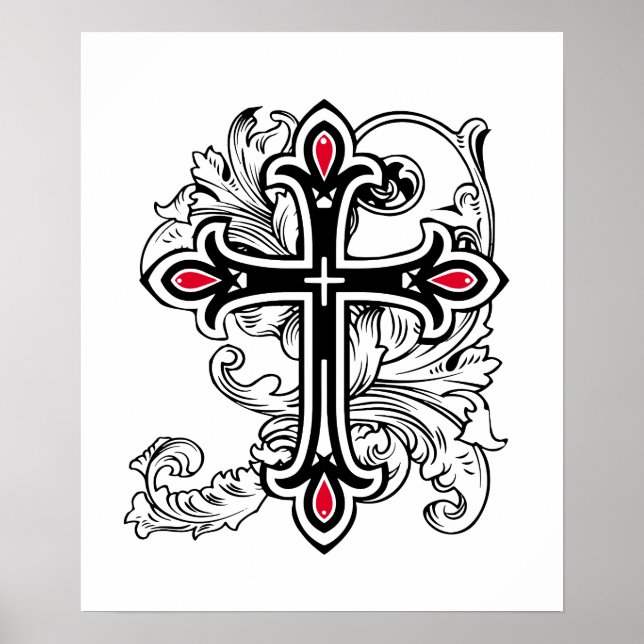 Affiche Croix gothique (Devant)