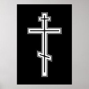 Affiche Croix orthodoxe