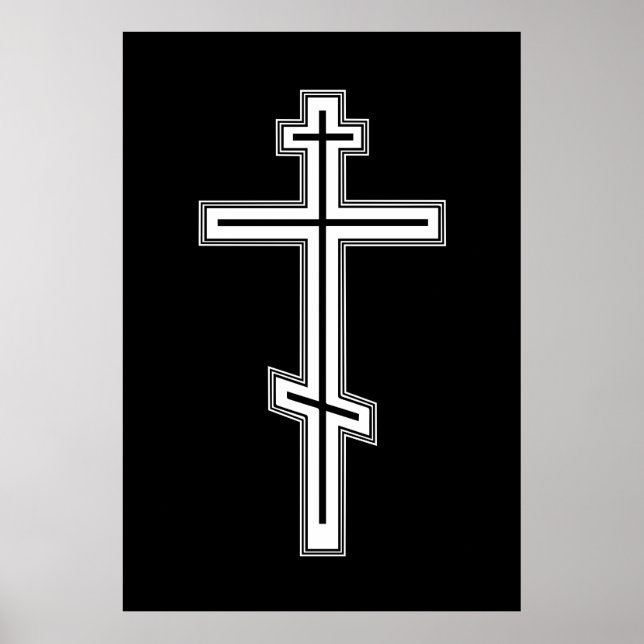 Affiche Croix orthodoxe (Devant)