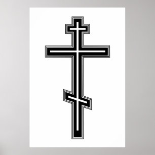 Affiche Croix orthodoxe