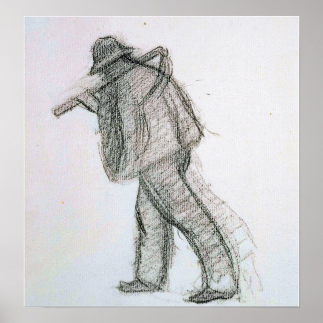 Affiche Croix - Paysan Avec Scythe (Devant)