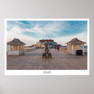 Affiche Cromer Pier, Norfolk, Angleterre
