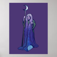 Crone Moon déesse Pagan Art Wiccan