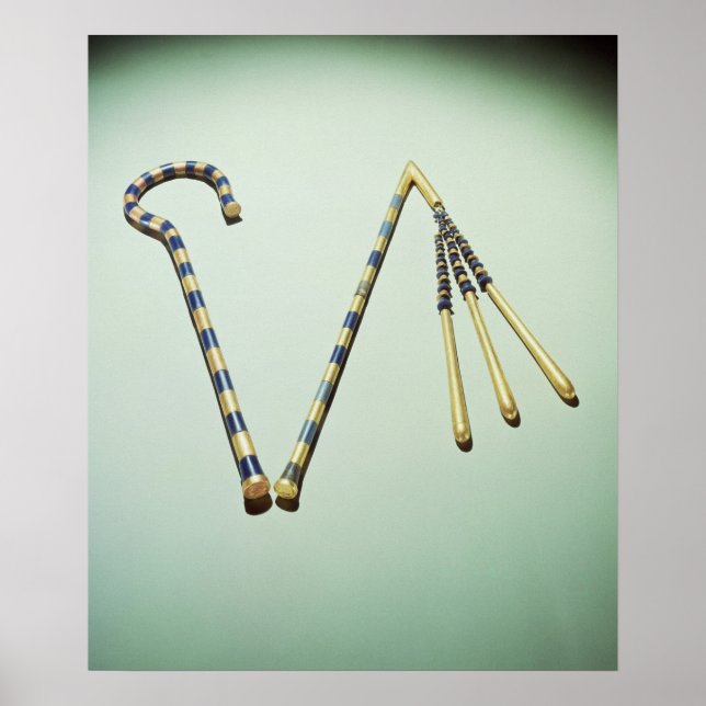 Affiche Crook et échec, de la Tombe de Toutankhamon (Devant)