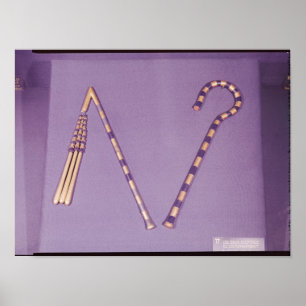 Affiche Crook et échec, de la Tombe de Toutankhamon