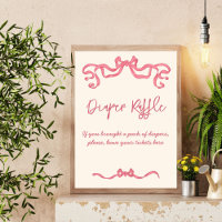 Croquis arc-en-ciel rose baby shower signe de tomb