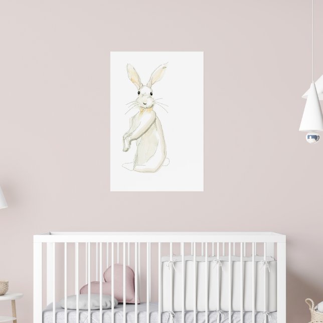 Affiche Croquis de Lapin Sauvage (Pépinière 2)