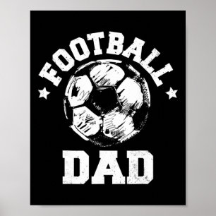 Affiche Croquis de papa de football Ll Fier jour de match