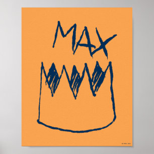 Affiche Croquis max. et couronne
