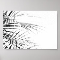 Croquis minimalisme Feuille Palm Tree