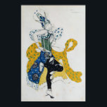 Affiche Croquis pour le ballet 'La Peri'<br><div class="desc">Croquis pour le ballet "La Peri",  de Paul Dukas | par Leon Bakst | Lieu de l'art : Musée théâtral de Bakhrushin,  Moscou,  Russie | Artiste russe | Numéro de collection d'images : BAL170627</div>