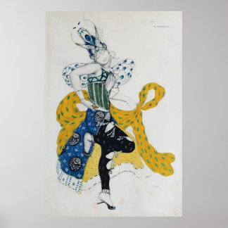 Affiche Croquis pour le ballet 'La Peri'