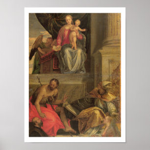 Affiche Croquis pour le Retable Bevilacqua