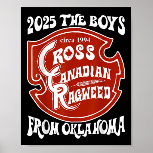 Affiche Cross Canadian Ragweed The Boys From Oklahoma Conc