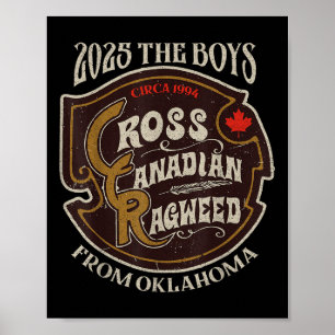 Affiche Cross Canadian Ragweed The Boys From Oklahoma Conc