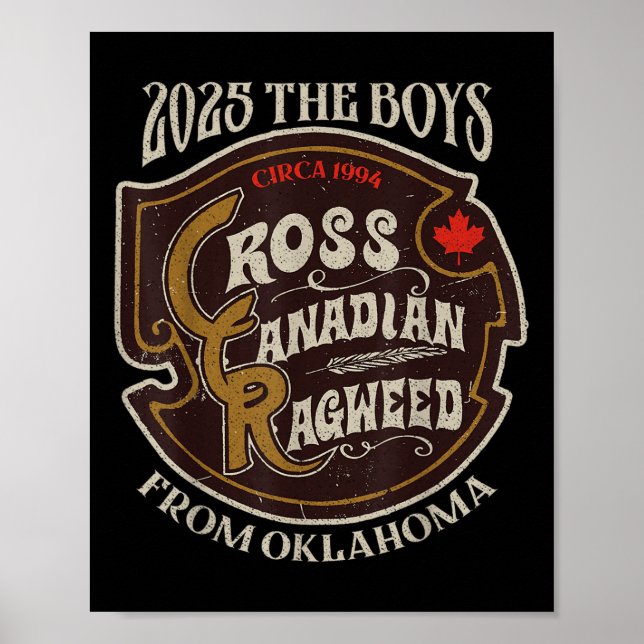 Affiche Cross Canadian Ragweed The Boys From Oklahoma Conc (Devant)