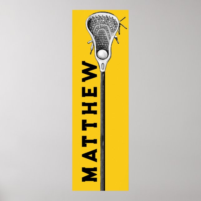 Affiche crosse personnalisée (Devant)