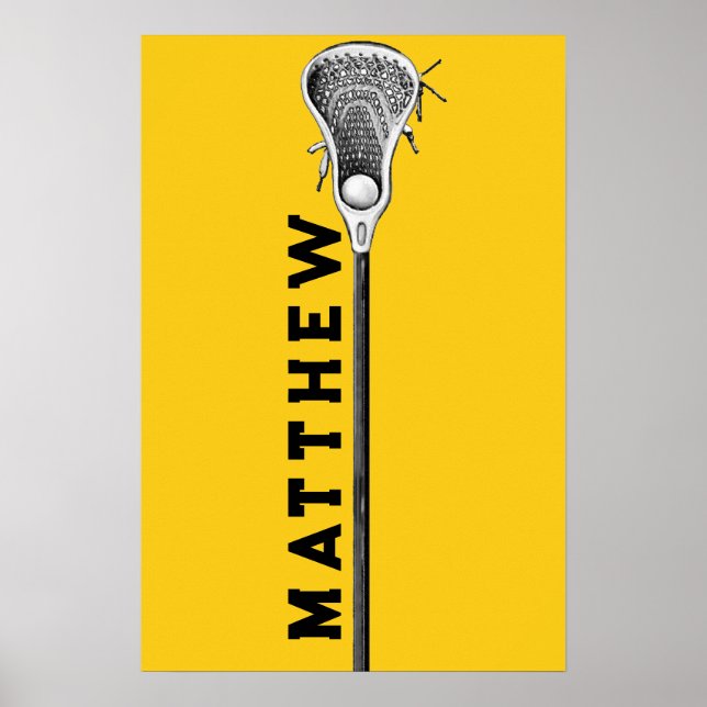 Affiche crosse personnalisée (Devant)