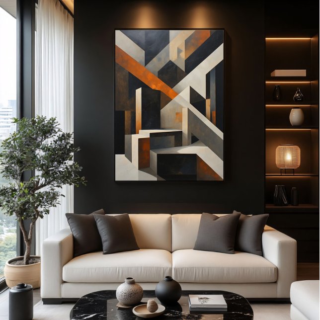 Affiche Crossed Structures (Créateur téléchargé)