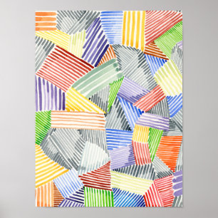 Affiche Crosshatch Quilt I