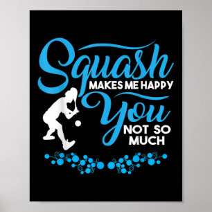 Affiche Crossminton Racquetball Speed Badminton Player Squ
