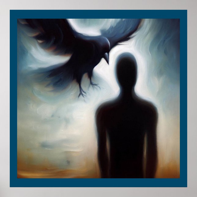 Affiche Crow animal Spirit 2 (Devant)