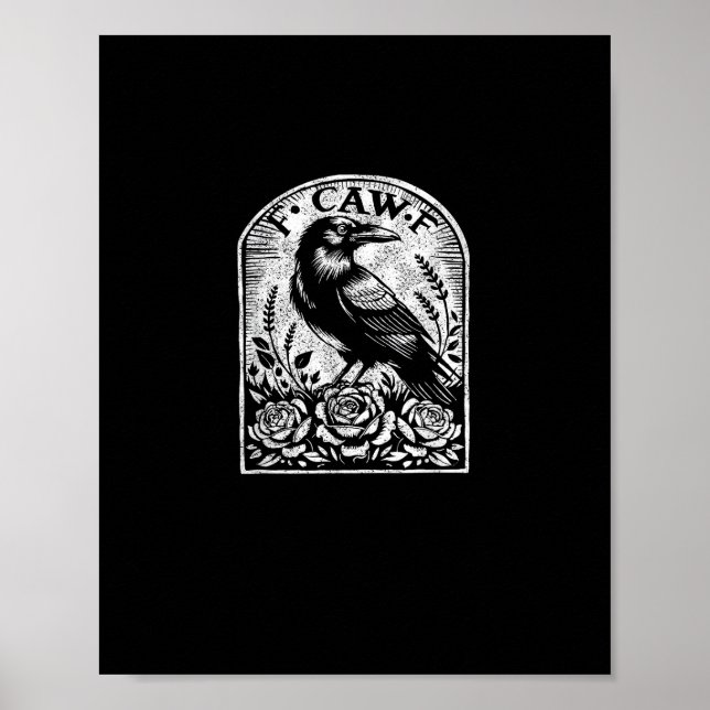 Affiche Crow Raven F CAW F (Devant)