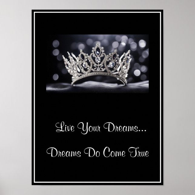 Affiche Crown Live Your Dreams (Devant)