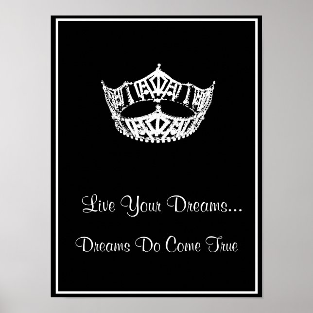 Affiche Crown Live Your Dreams (Devant)
