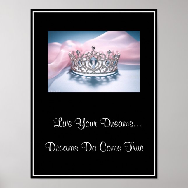 Affiche Crown Live Your Dreams (Devant)