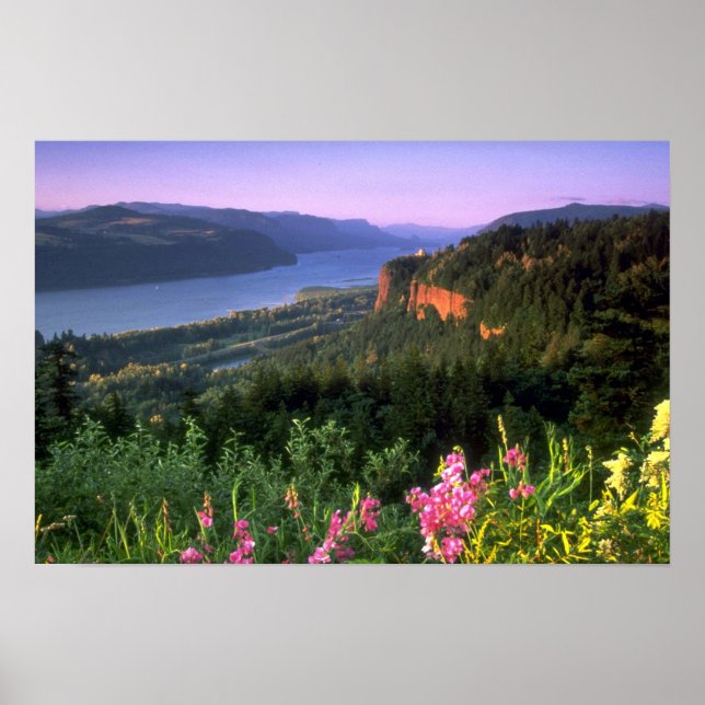 Affiche Crown Point, Columbia River Gorge, Oregon (Devant)