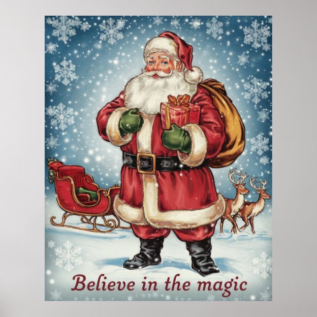 Affiche Croyez au Père Noël Magique (Devant)
