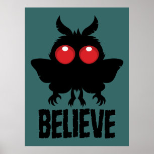 Affiche Croyez dans le mystérieux Mothman