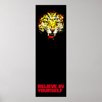 Croyez en vous Leopard Pop Art Motivational