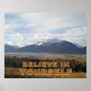 Affiche Croyez en vous-même, soyez positif