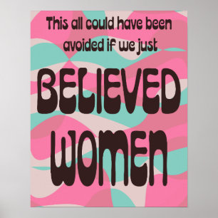 Affiche Croyez juste les femmes