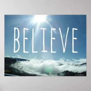 Affiche Croyez l'énonciation de motivation