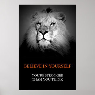 Affiche Croyez-vous en votre Lion