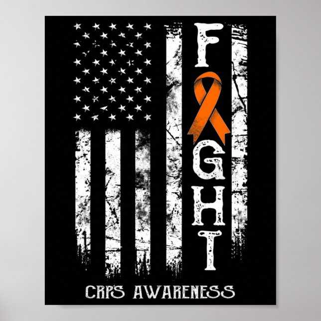 Affiche Crps Nous Guerrier Drapeau Rsd Crps Sensibilisatio (Devant)