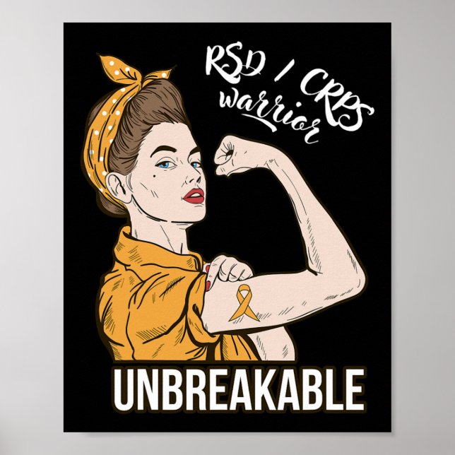 Affiche Crps Rsd Crps de sensibilisation Crps Guerrier inc (Devant)