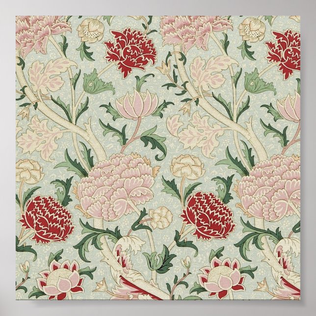 Affiche Cru floral de Pre-Raphaelite de William Morris (Devant)