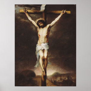 Affiche Crucifixion par Bartolome Esteban Murillo