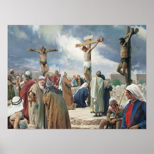 Affiche Crucifixion par Carl Bloch Imprimer (Devant)