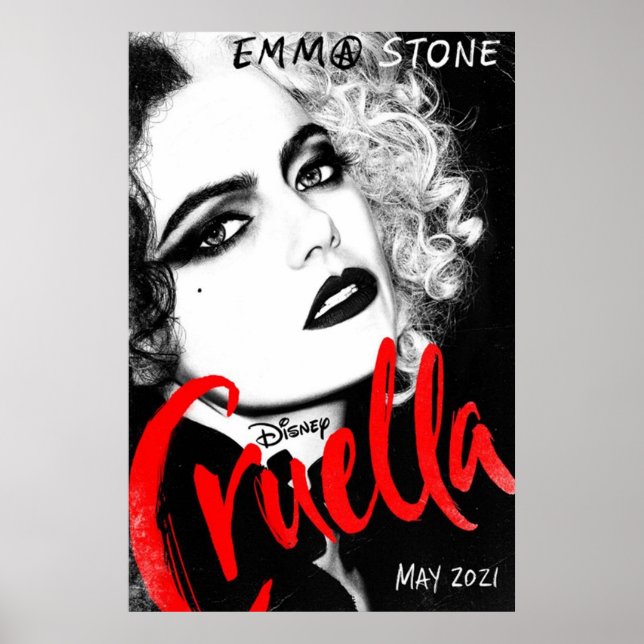 Affiche Cruella 2021 Emma Stone Vertical (Devant)
